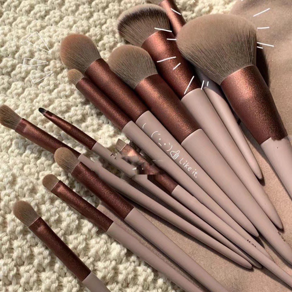 Set de 13 pinceaux à maquillage
