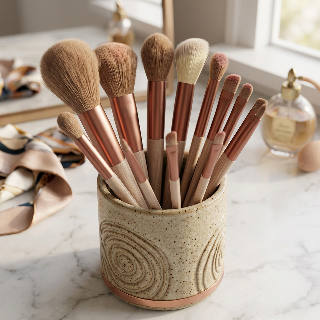 Set de 13 pinceaux à maquillage